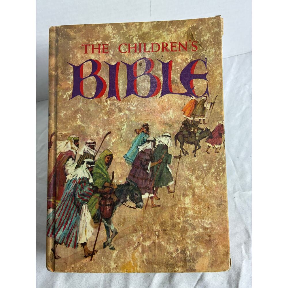 Golden Press Illustrated Children's Bible 1965 - 23rd Printing 1976 Good Cond.